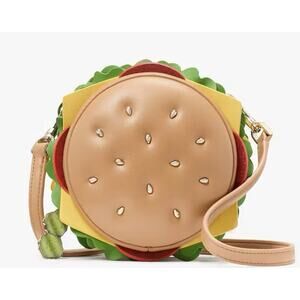 NWT $299 Kate Spade New York Snack Bar 3D Hamburger Crossbody Purse. Yours For?